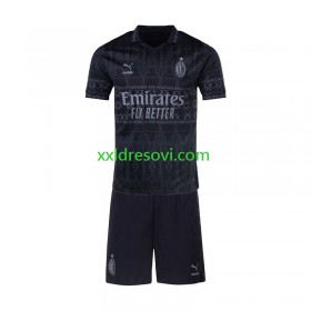 AC Milan Četvrta Dječji Nogometni Dres Crno 2023-2024